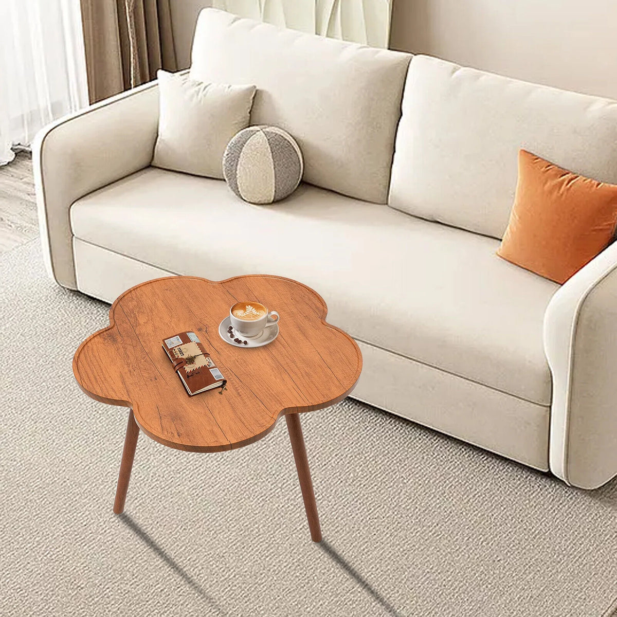 23.6" Flower Shape Coffee Table Z67786