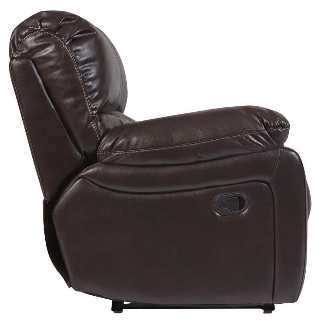 Leather-Look Reclining Sofa K869