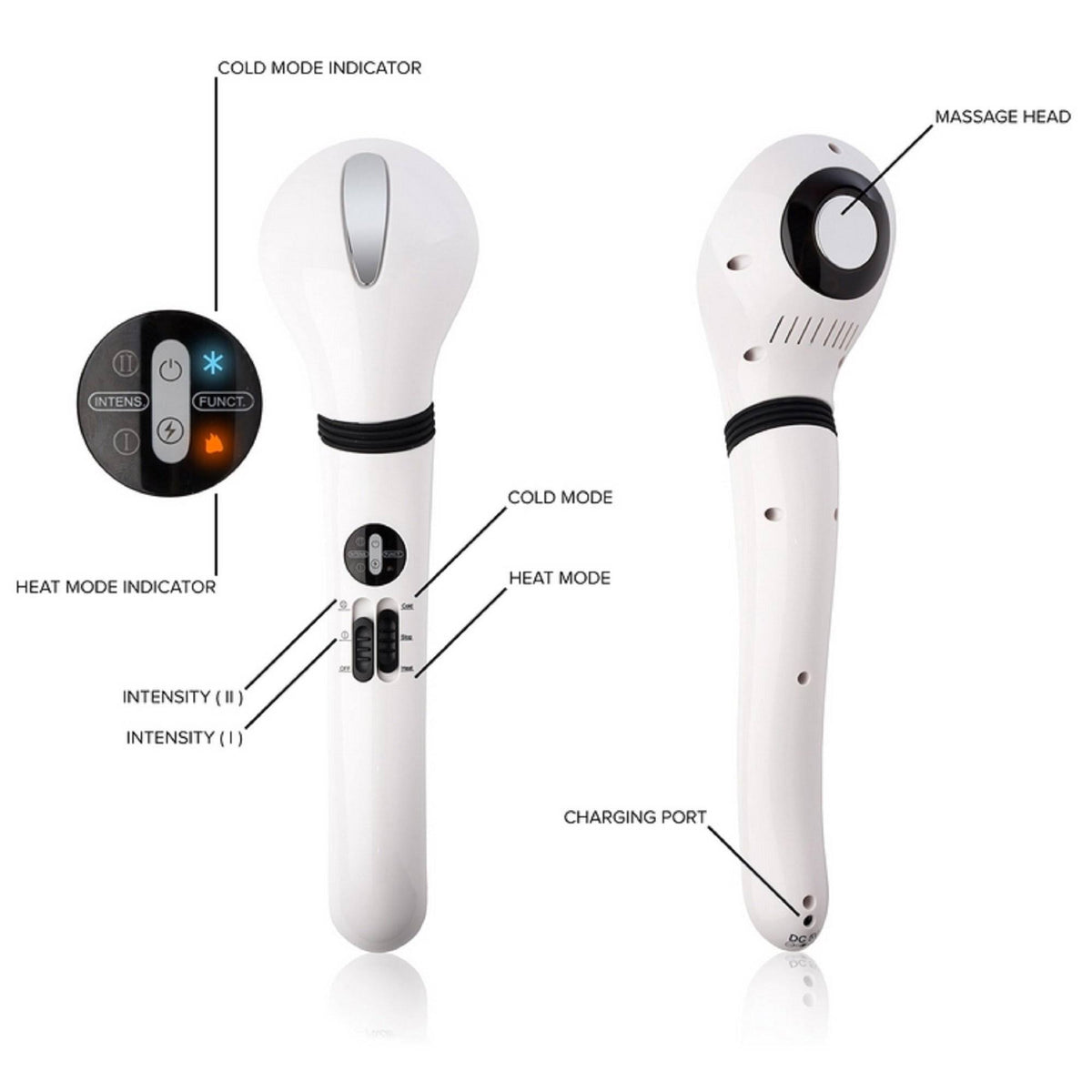 Hot and Cold Body Percussion Massager U635