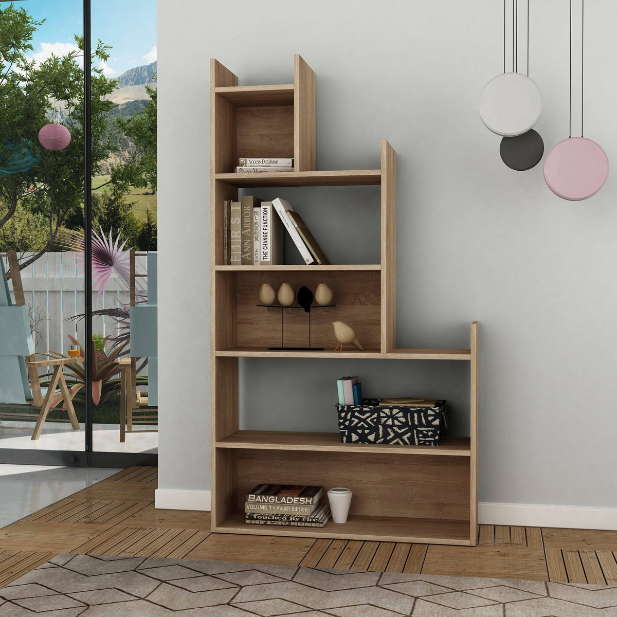 White Bookcase J964