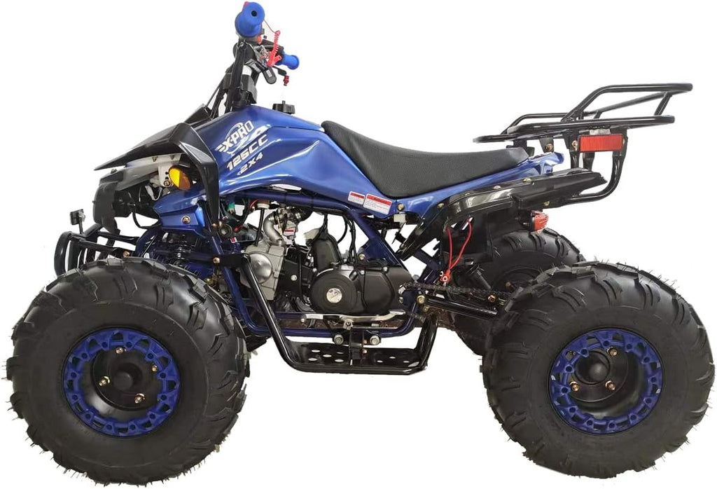 Blue 125cc ATV Automatic Transmission with LED Headlight J720009