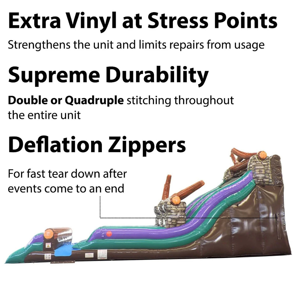Inflatable Water Slide with Blower, 21' S645