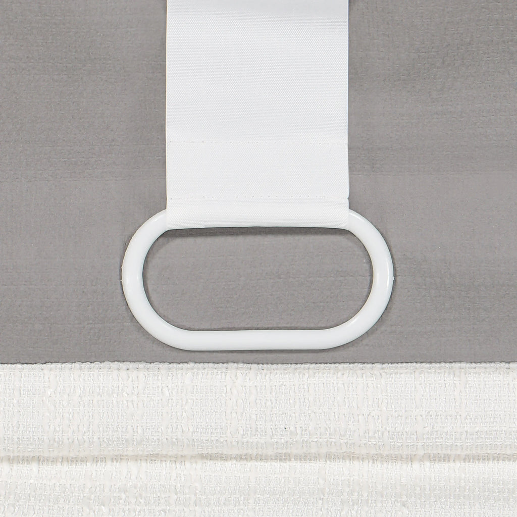 White 100% Blackout Roman Shade O7948