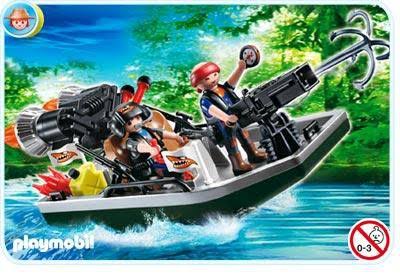 Treasure Robber's Boat with Cannon Q1797