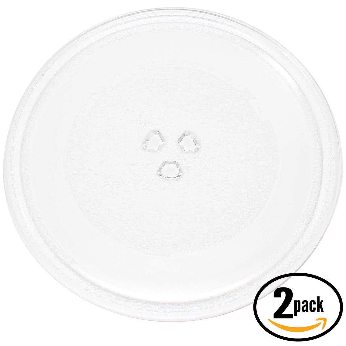 2-Pack 10" Microwave Glass Turntable Plate Z10484