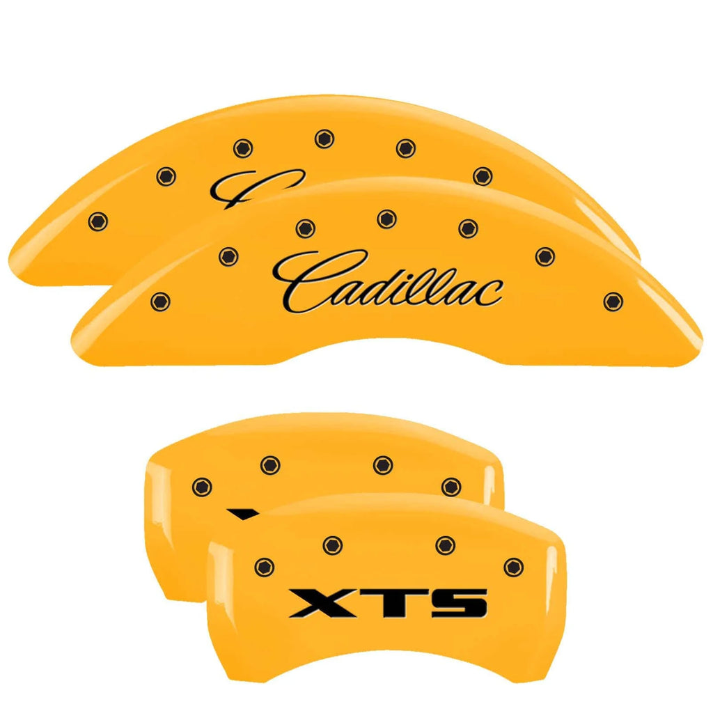 Yellow Cadillac Caliper Covers C173