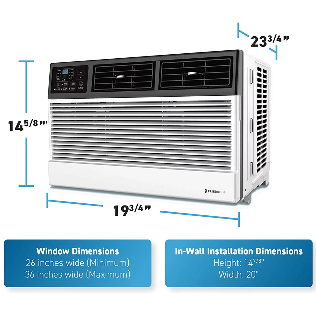 Wi-Fi Controlled White Window Air Conditioner D5448