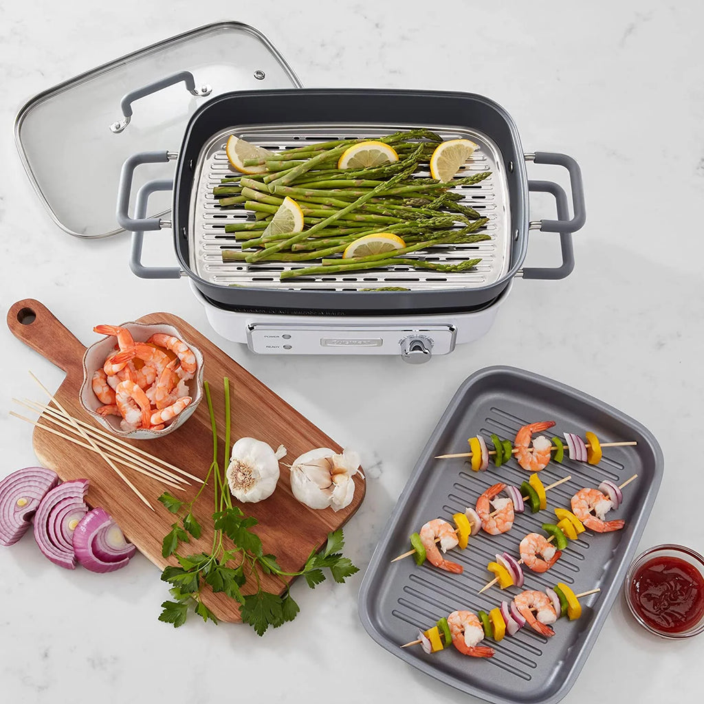 White Multifunctional Grill B6856
