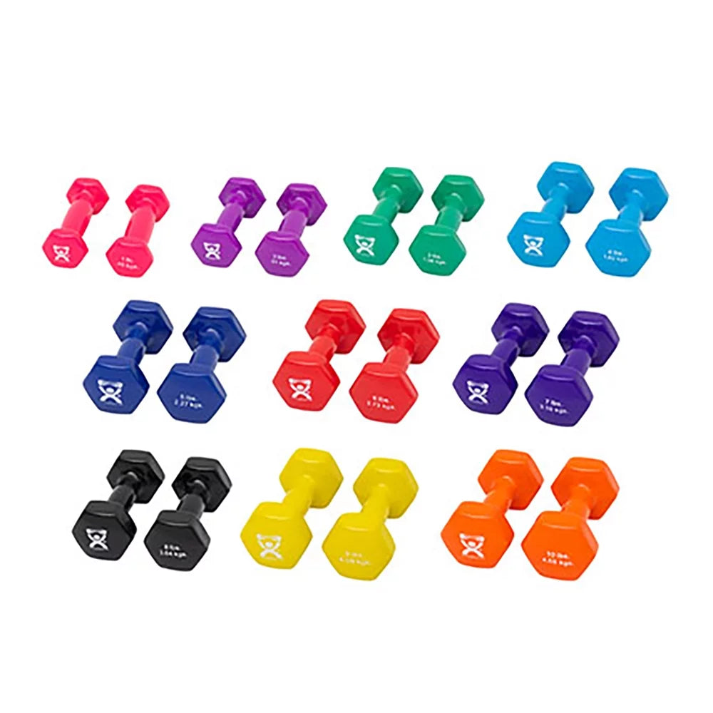20 Piece Vinyl Coated Iron Dumbbell Set L927799
