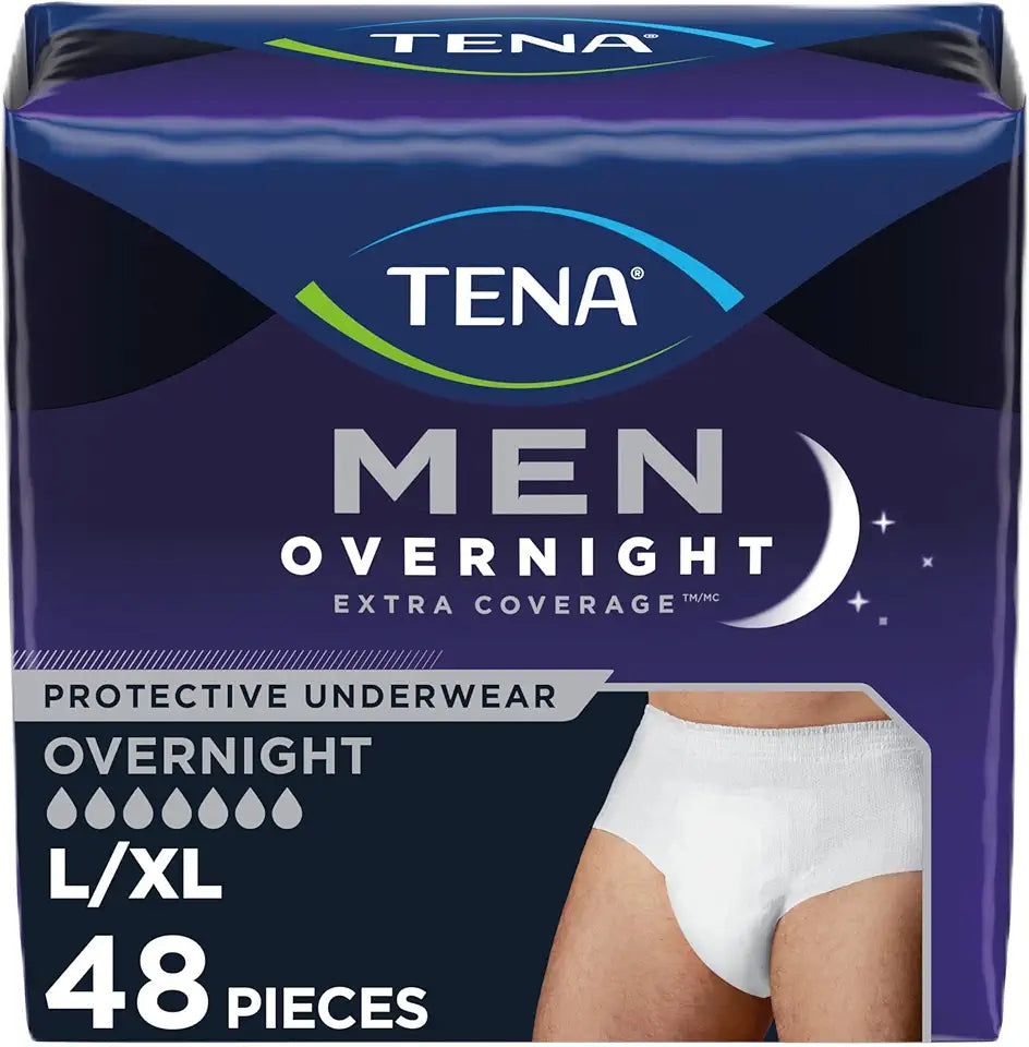 Overnight Extra Coverage Underwear L/XL 48 ct L547674
