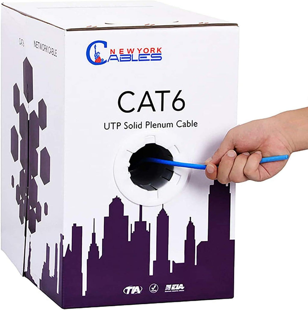 Black 1000ft CAT6 Plenum Cable N62211