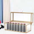 Clear 24-Grid Lipstick Storage Case D656
