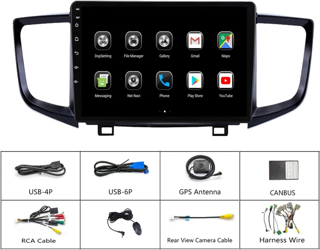 Android Stereo 9inch Touch Screen 2G RAM 32G ROM Wireless Carplay O2640