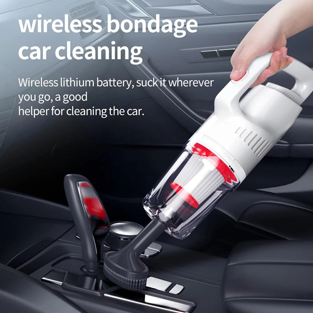 Cordless Stick Vacuum Cleaner, 12000Pa 4 in 1 Handheld (White) Z4866