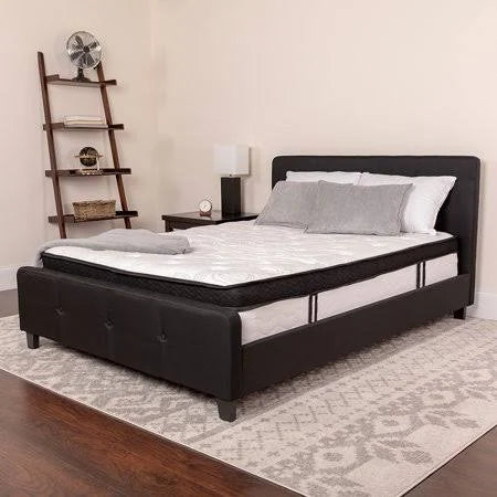 King Size 12 inch Memory Foam and Pocket Spring Mattress in A Box D539247