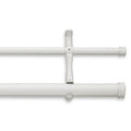 Satin White Double Drapery Rod P934699