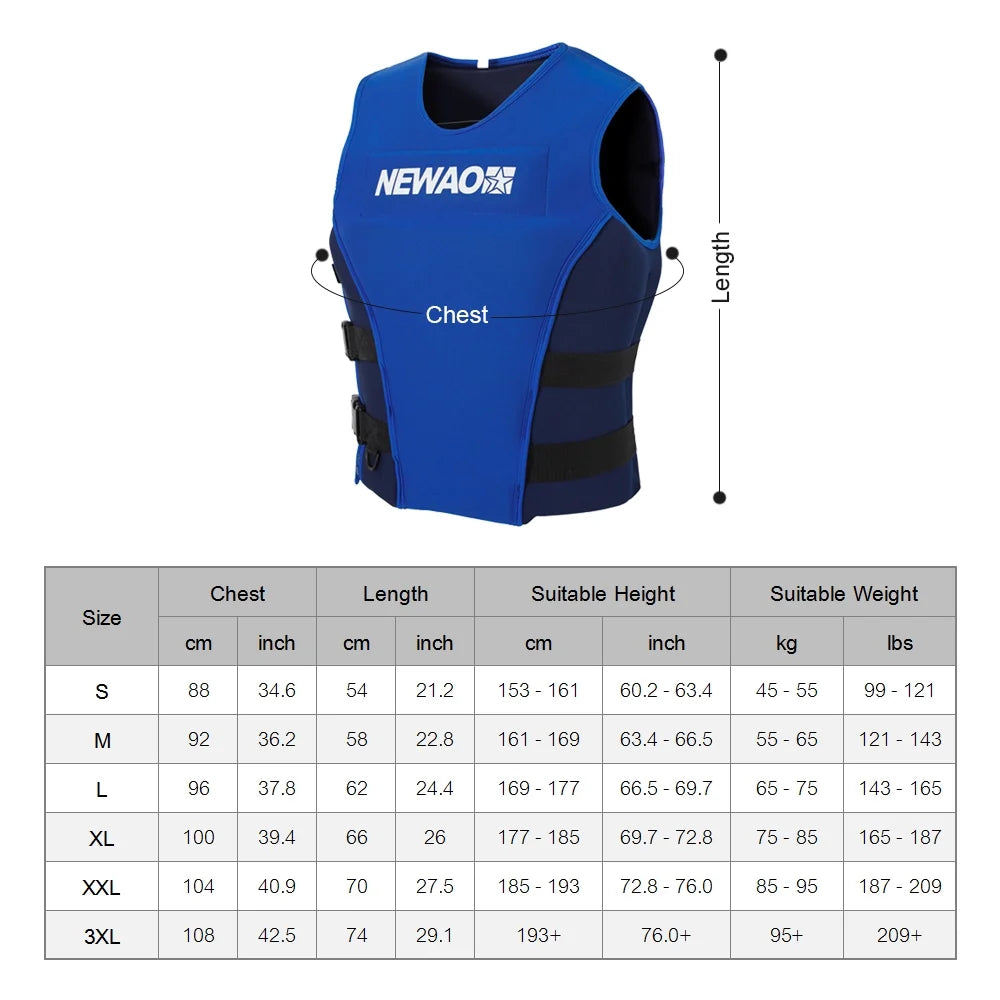 Adults Neoprene Life Jacket K8372