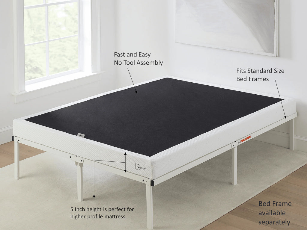 Queen High Profile Metal Box Spring D66993