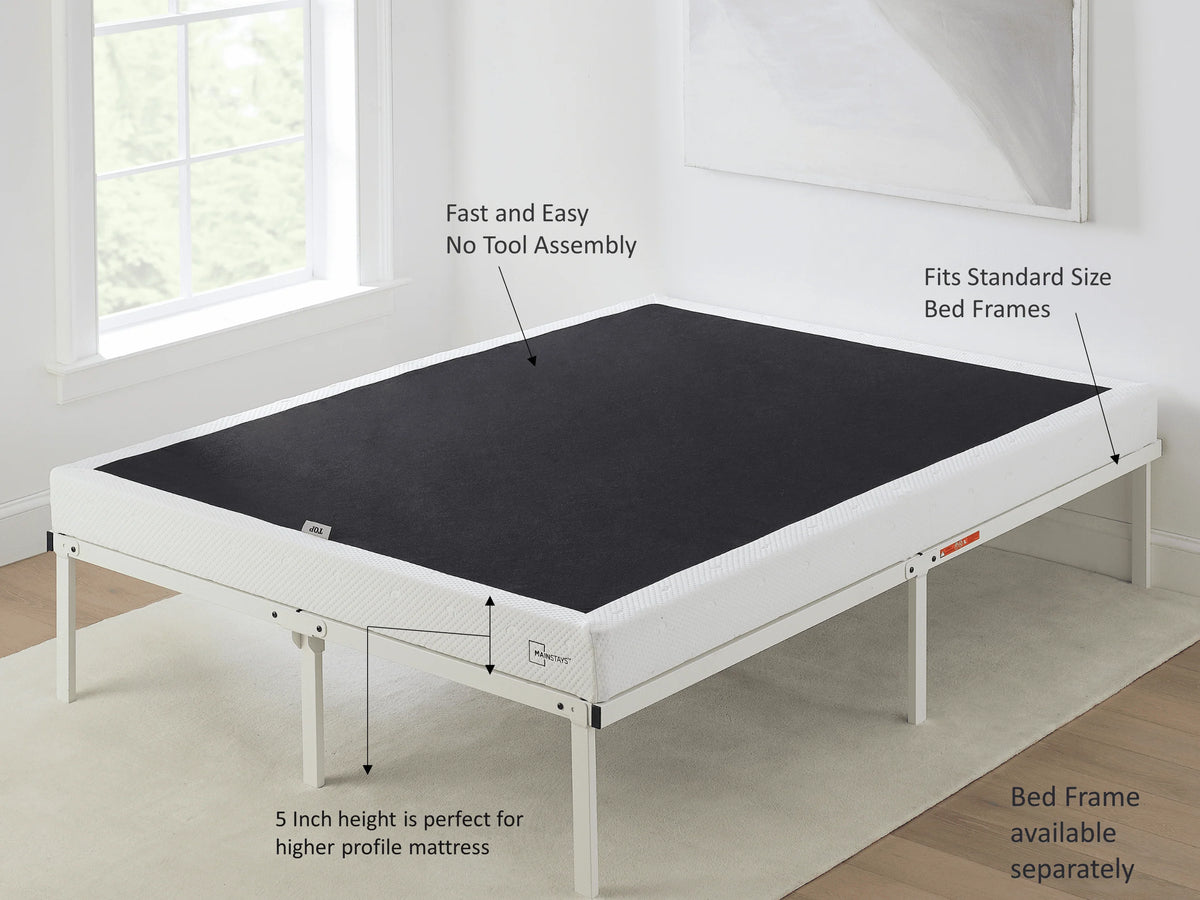Queen High Profile Metal Box Spring D66993