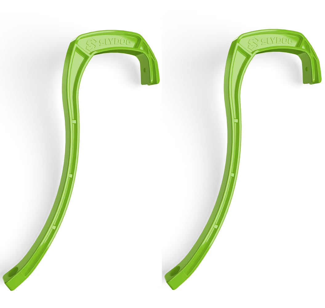 Lime Green Ski Loops (Pair) I39378