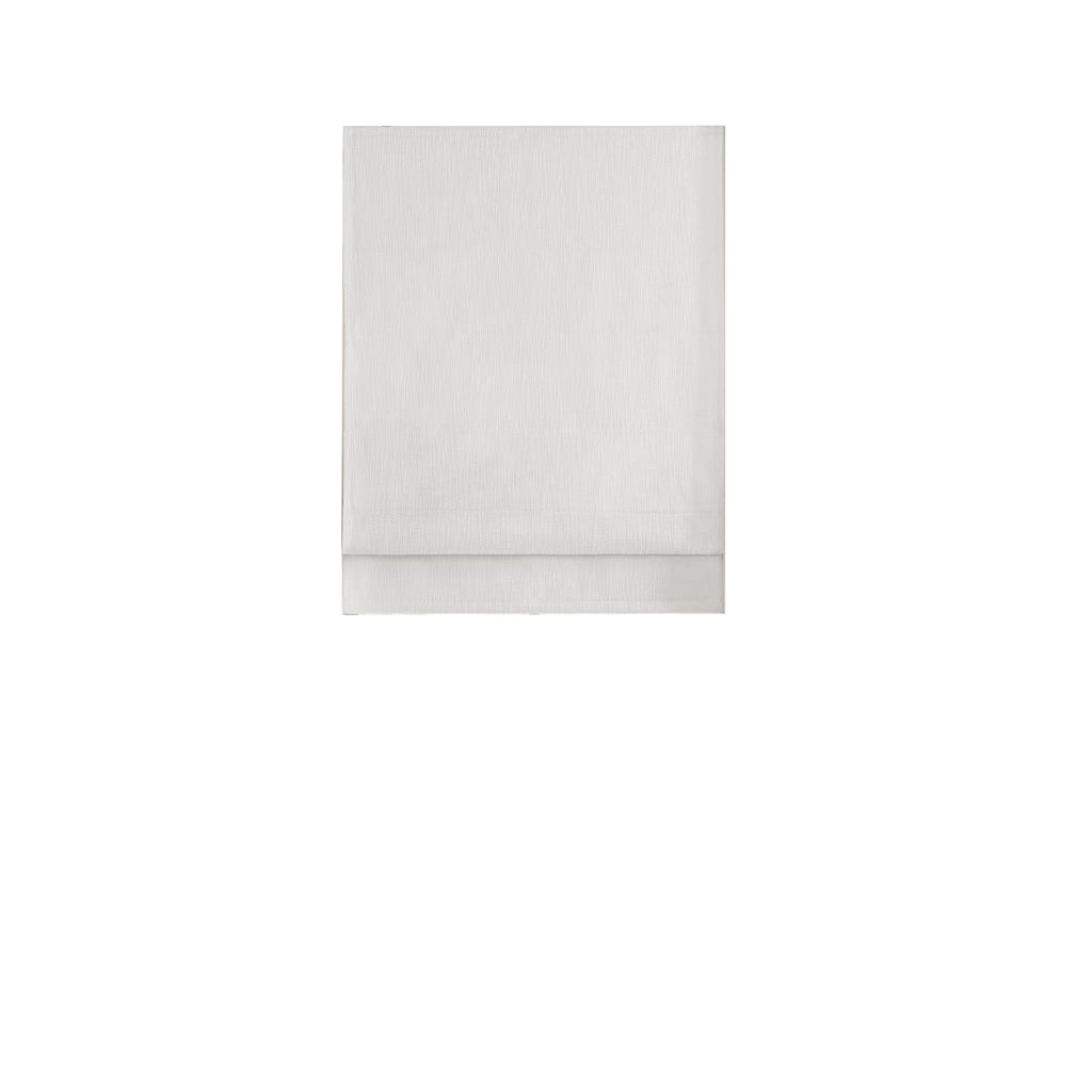 White 100% Blackout Roman Shade O7948