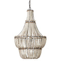 White Beads Chandelier Q40651