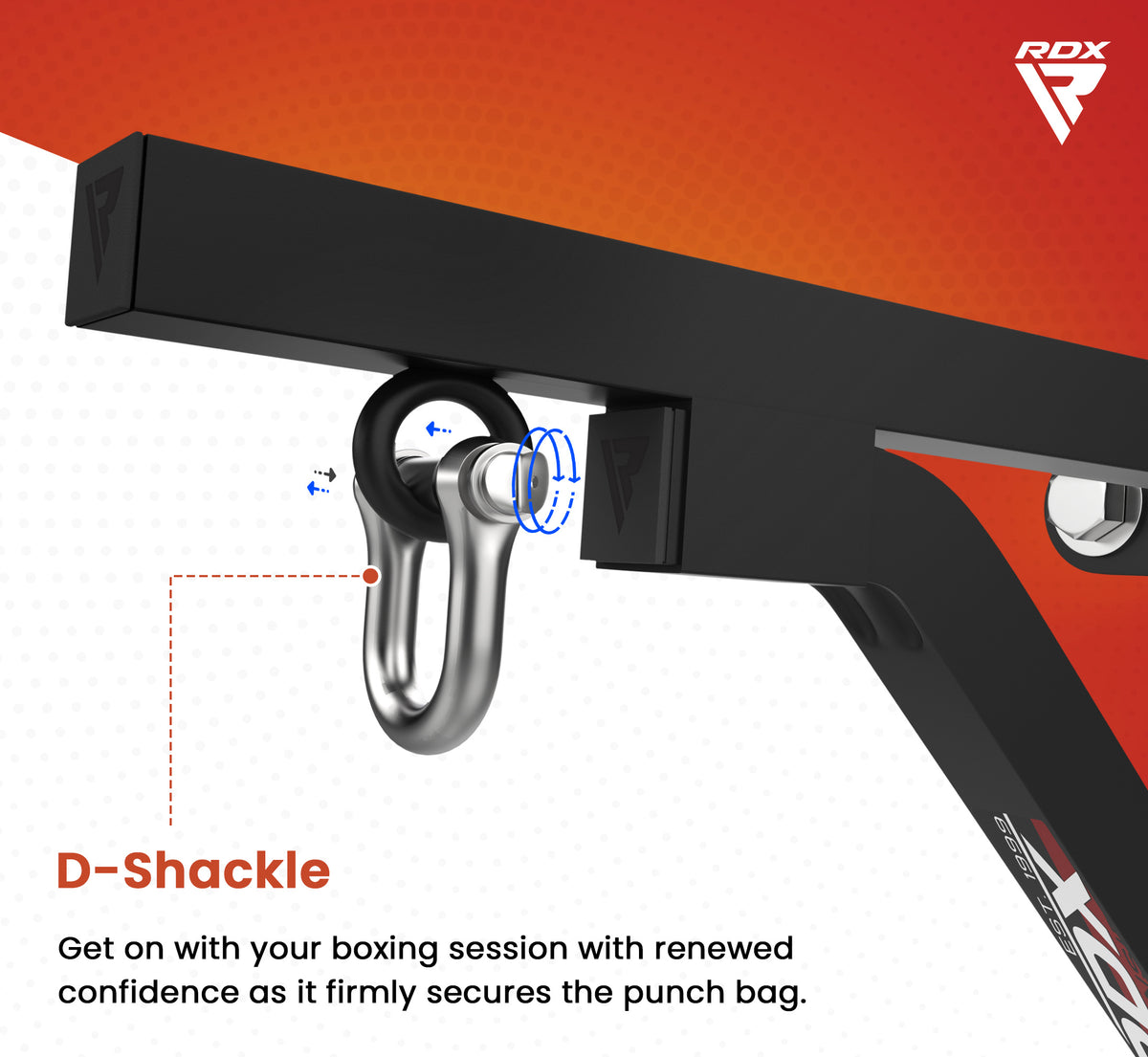 Black Iron Boxing Wall Bracket Hook P950