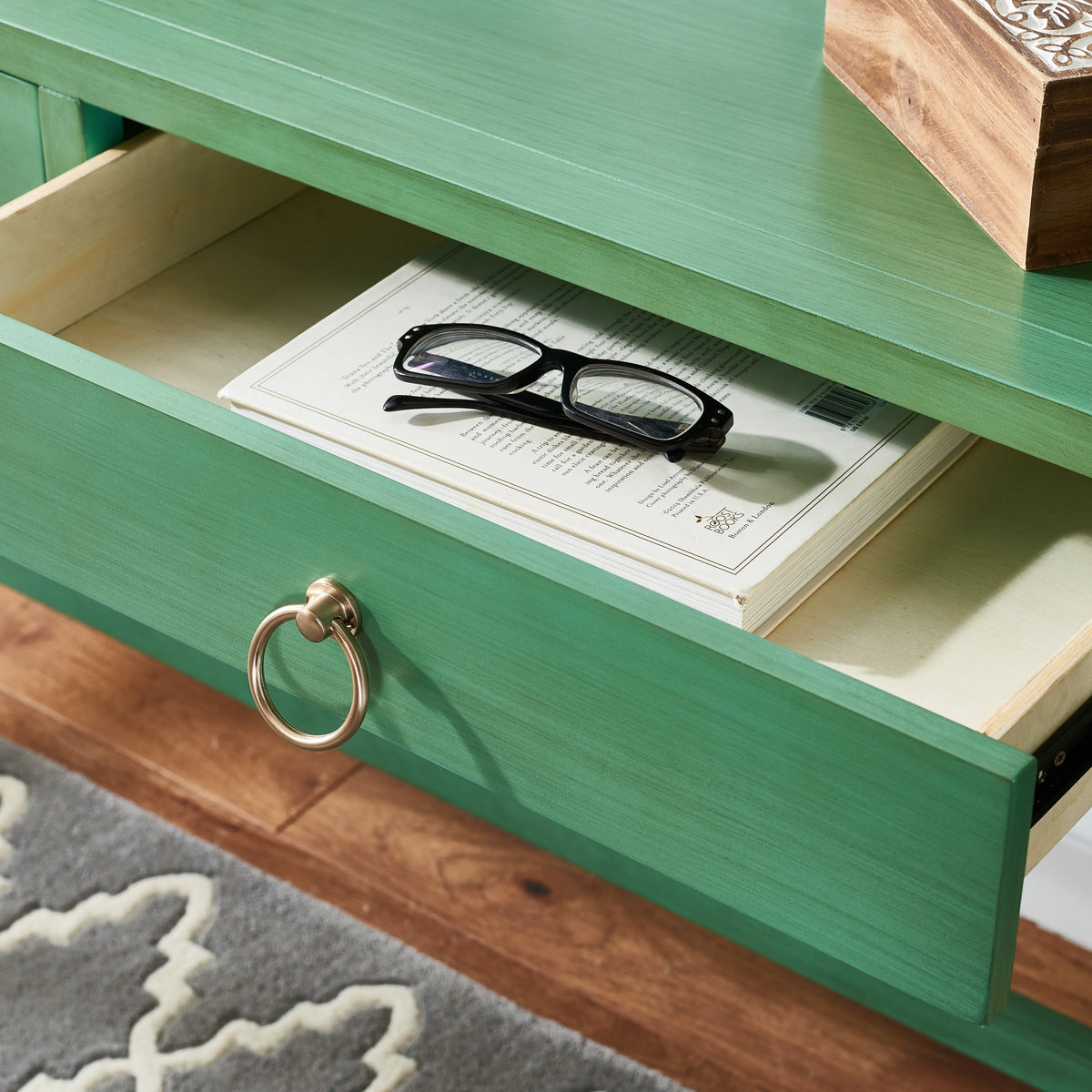 2 Drawer Wood Desk E8823