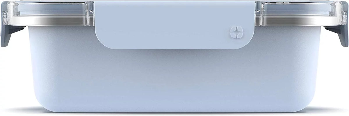 Stainless Steel Rectangle Food Storage Container with Leak-Proof Lids, 4 Cup Z51564
