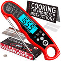 Instant Read Meat Thermometer with Backlight & Calibration Z160