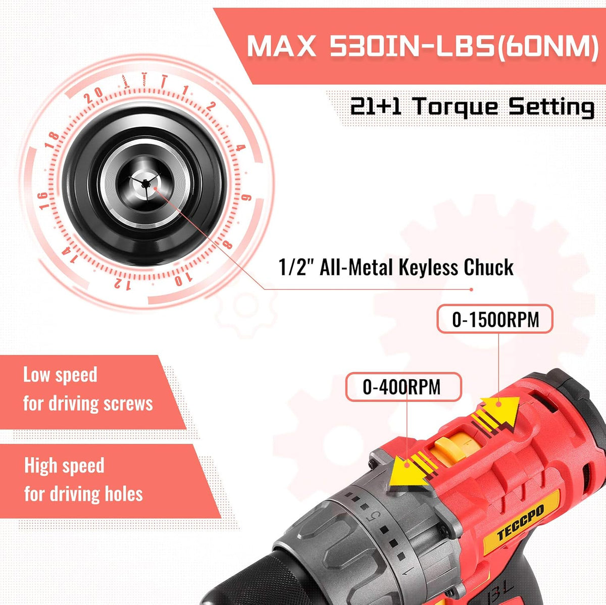 20V Brushless Cordless Drill Set with 2 Batteries and Case Y89078