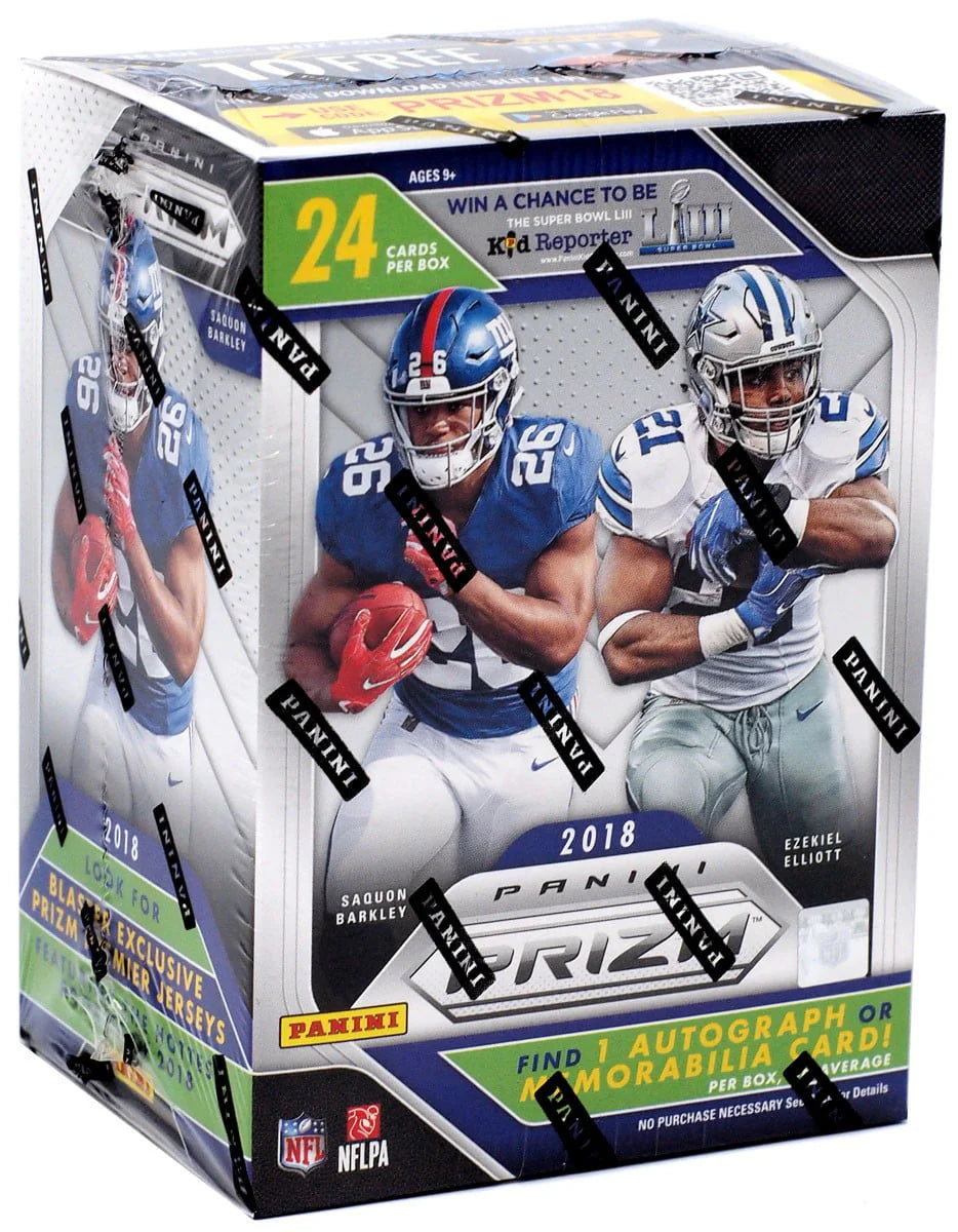 2018 Prizm Football Trading Card Blaster Box (6 Packs) F209160