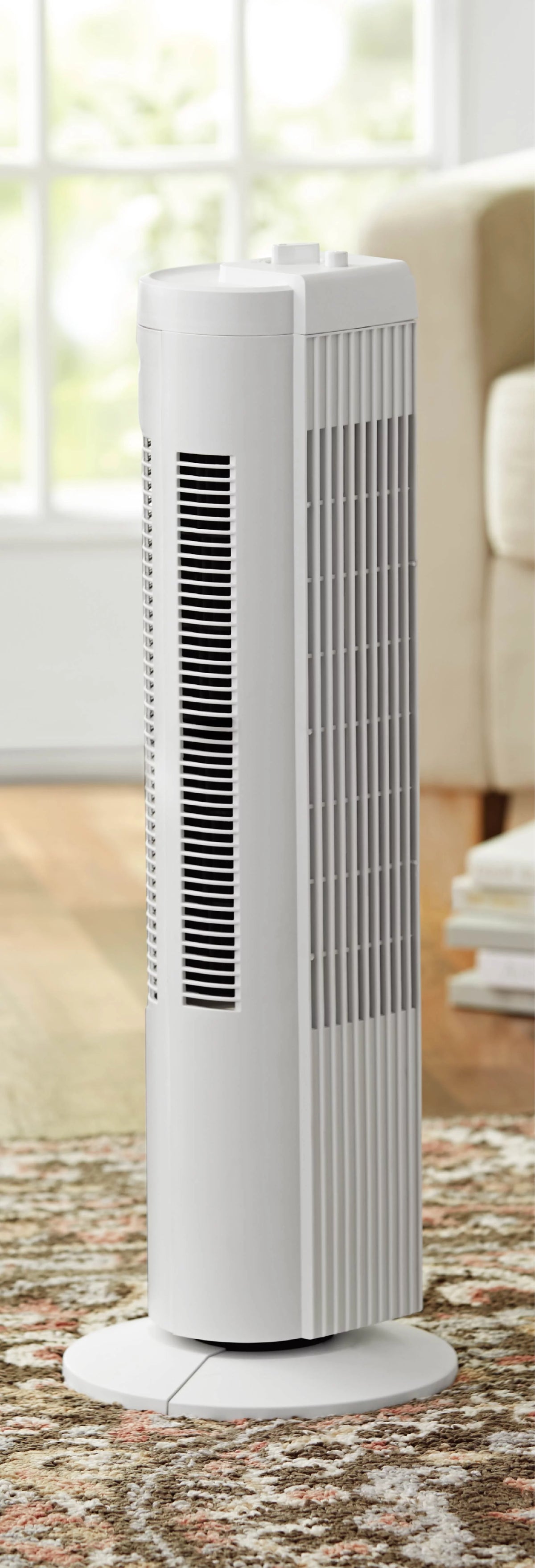 Black 3-Speed Oscillating Tower Fan D694