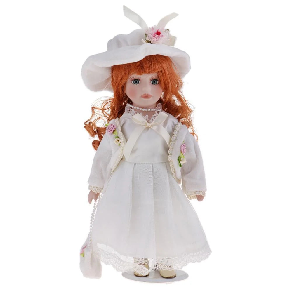 12inch Porcelain Doll with Stand K922904