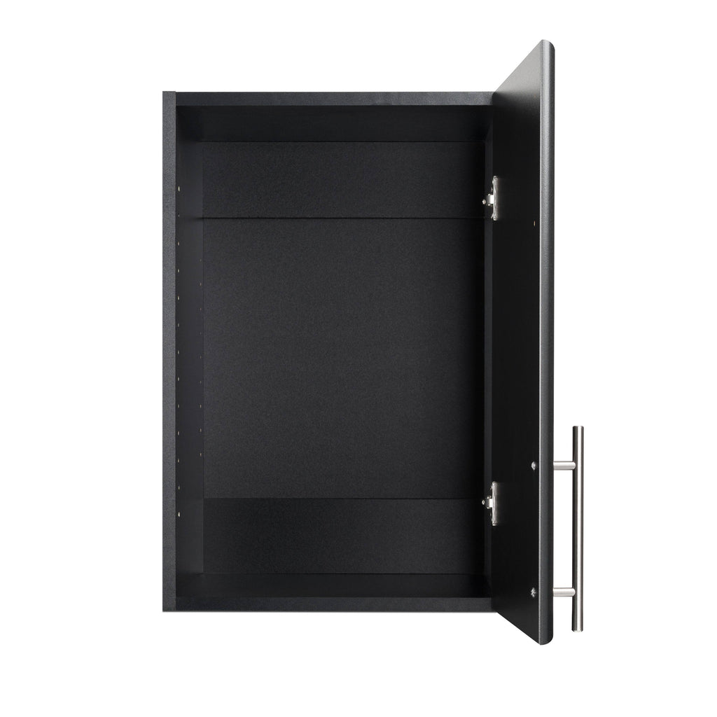 Black Stackable Wall Cabinet Y642