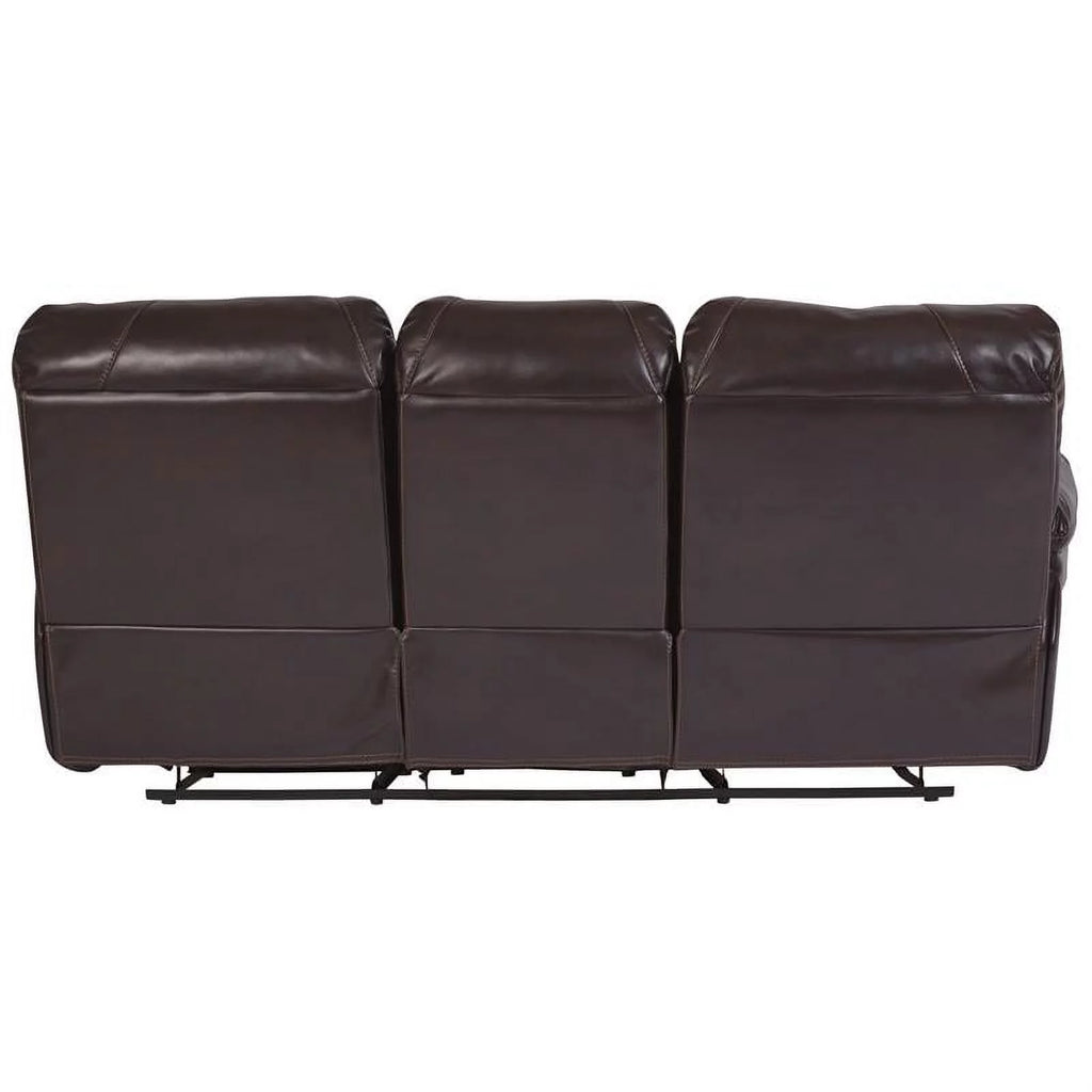Leather-Look Reclining Sofa K869