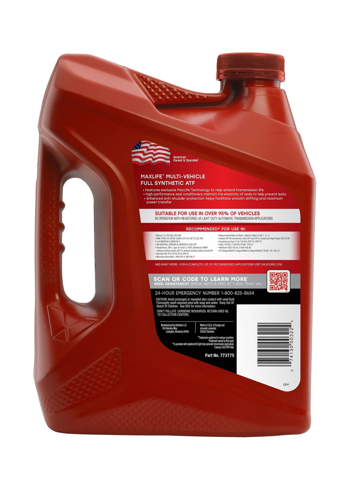 Full Synthetic Automatic Transmission Fluid 1 GA Q9846