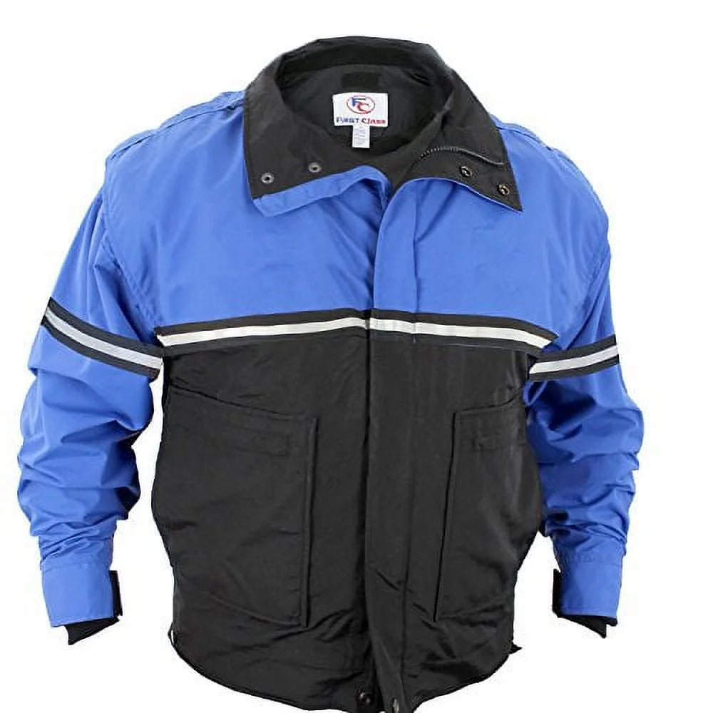 Royal Blue With Black Polyester Bike Patrol Jacket Xl P2373