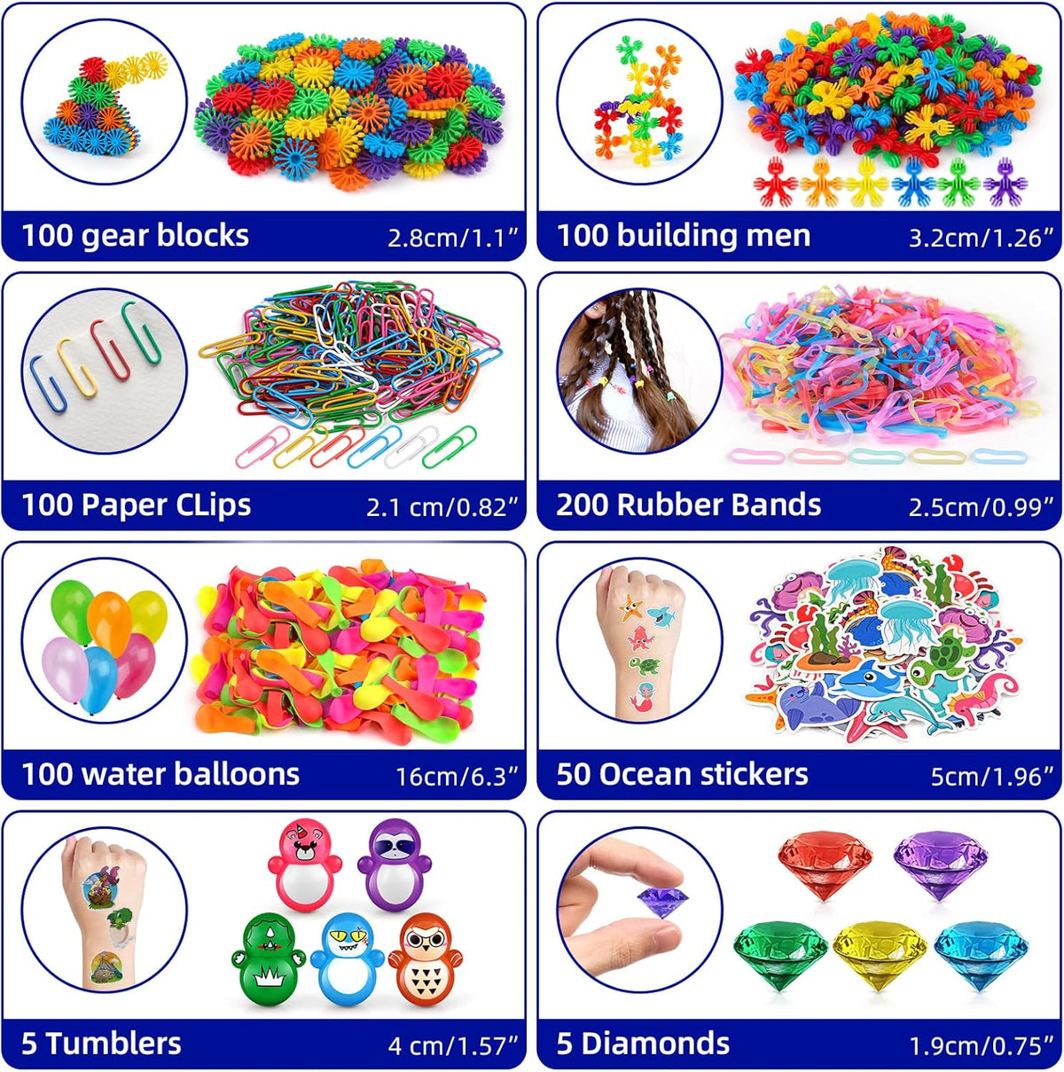 1000PCS Carnival Prizes Prize Box Toys Pinata Fillers Goodie Bag Toys Bulk O38492