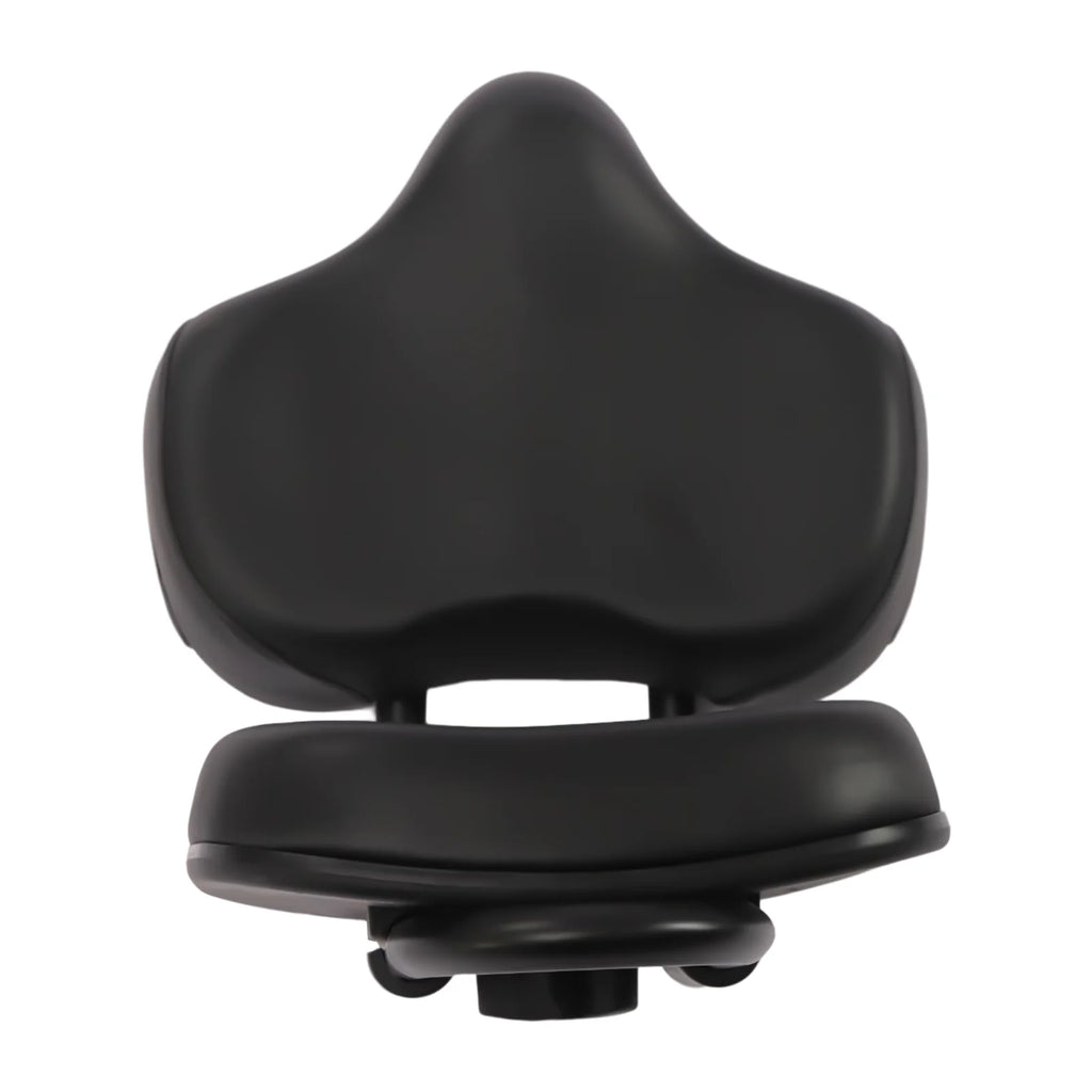 Extra Wide Leather Bike Saddle Seat with Backrest L86506
