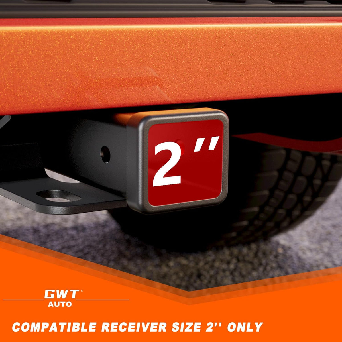2" & 2-5/16" Dual-Ball Adjustable Trailer Hitch, 6 Inch Drop/Rise, 25,000 LBS GTW, Black M459