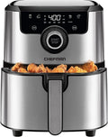 Open Box CHEFMAN Air Fryer 4.5 Qt SILVER R70520