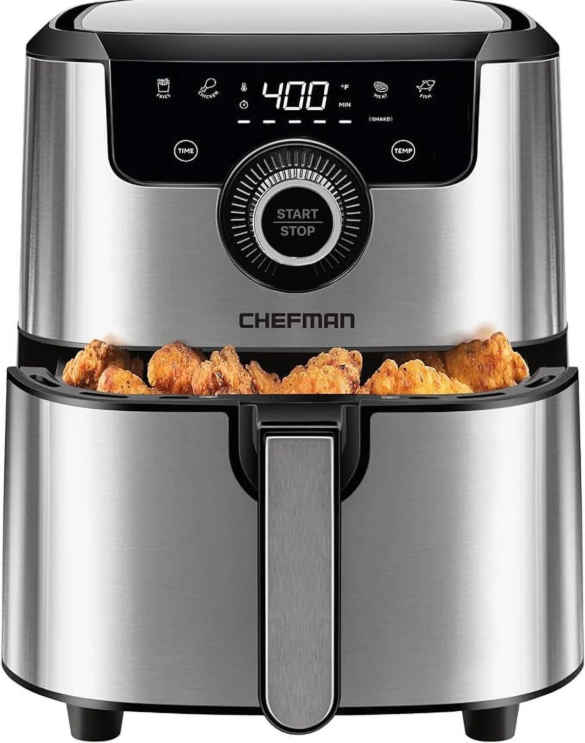 Open Box CHEFMAN Air Fryer 4.5 Qt SILVER R70520
