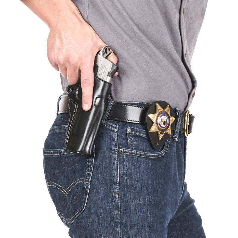 Black Paddle Belt Holster B6802