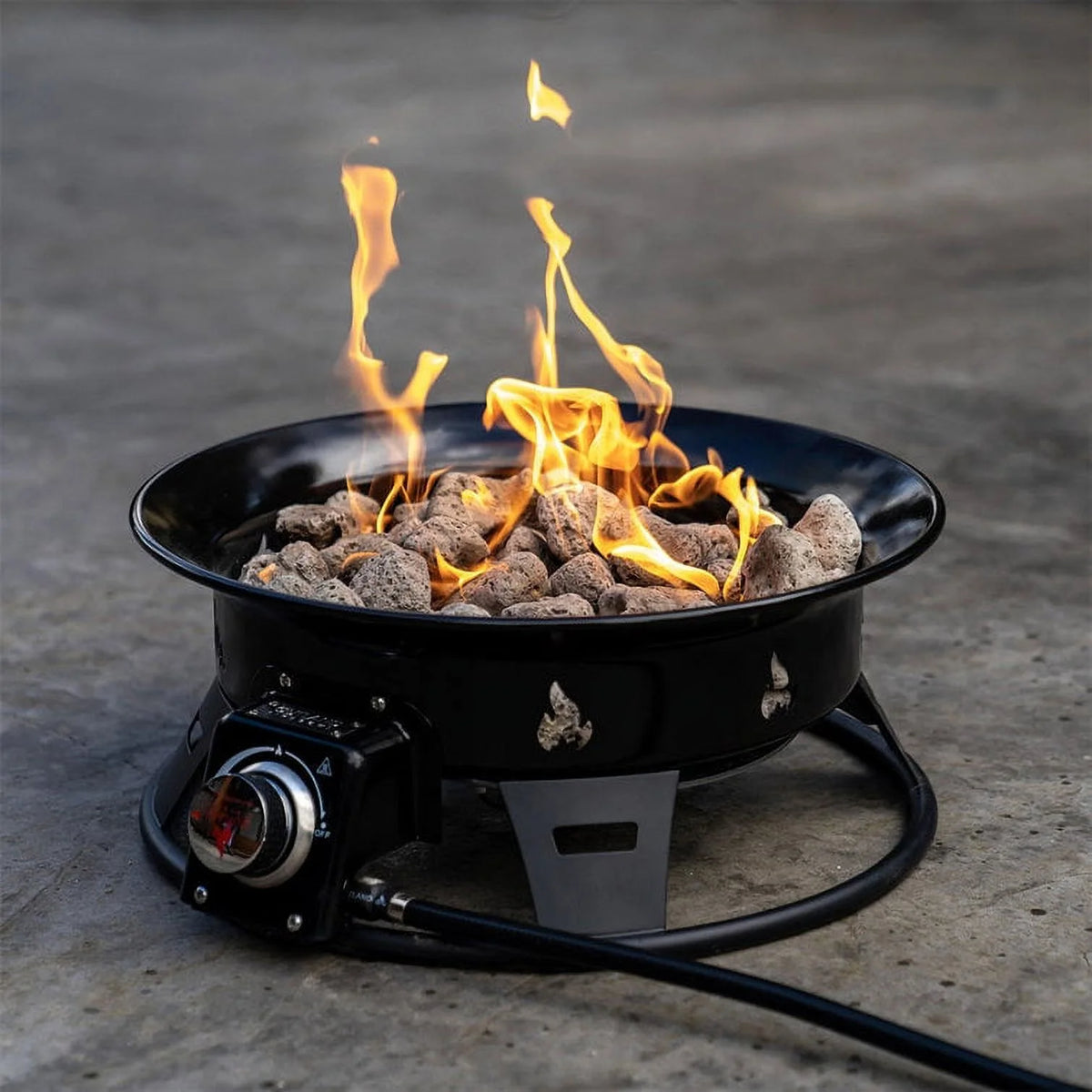 Portable Propane Fire Pit with Cover & Carry Kit L388778