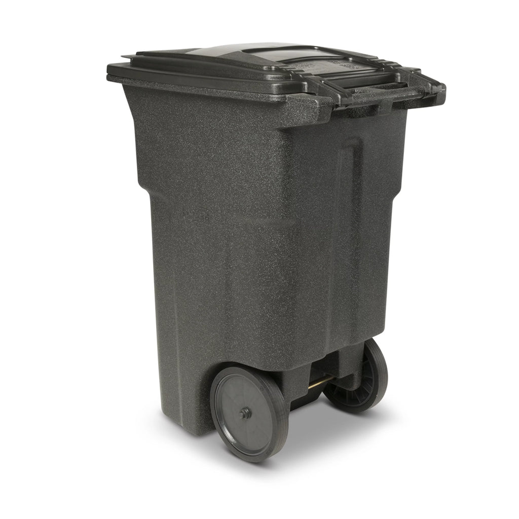 64 Gal. Trash Can with Quiet Wheels and Lid P201728