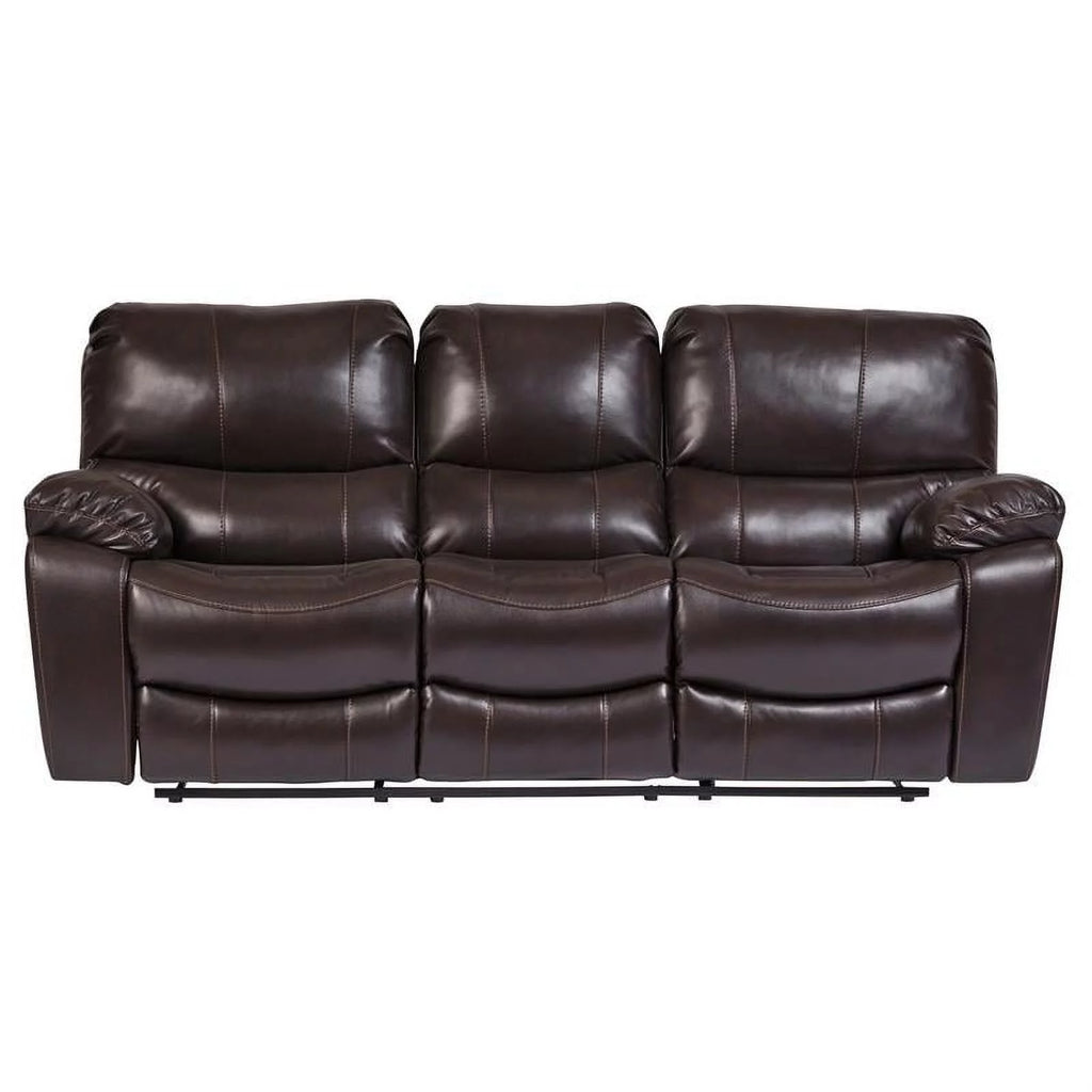 Leather-Look Reclining Sofa K869