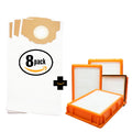 24 Replacement Vacuum Bags & 4 HEPA Filter R65451