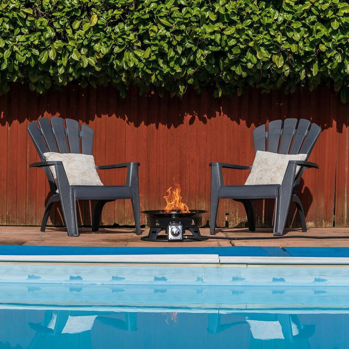 Portable Propane Fire Pit with Cover & Carry Kit L388778