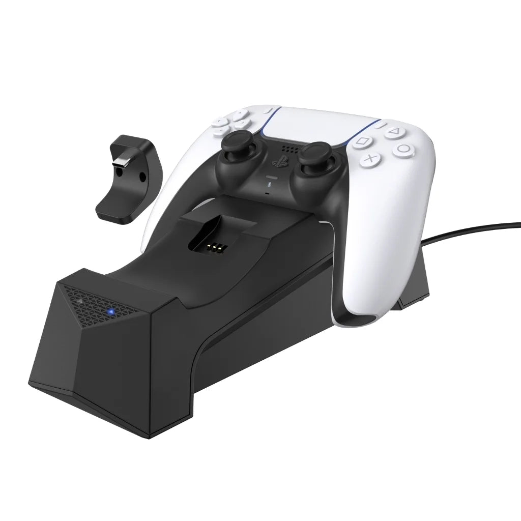 Playstation 5 Digital Edition Console with White Controller and Controller Charge Dock O8348